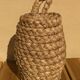 Old straw basket