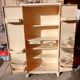 Two-door metal cabinet art deco