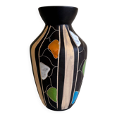 Bodo Mans “Valencia” Ceramic Vase for Bay Keramik, West Germany, 1960s