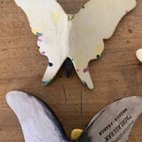 Ceramic butterflies - wall decoration