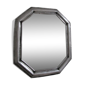 miroir octogonal métal