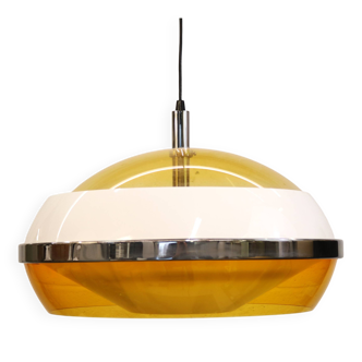 Space age UFO ceiling lamp *** Stilux Milano *** Italy 1970s *** Rare