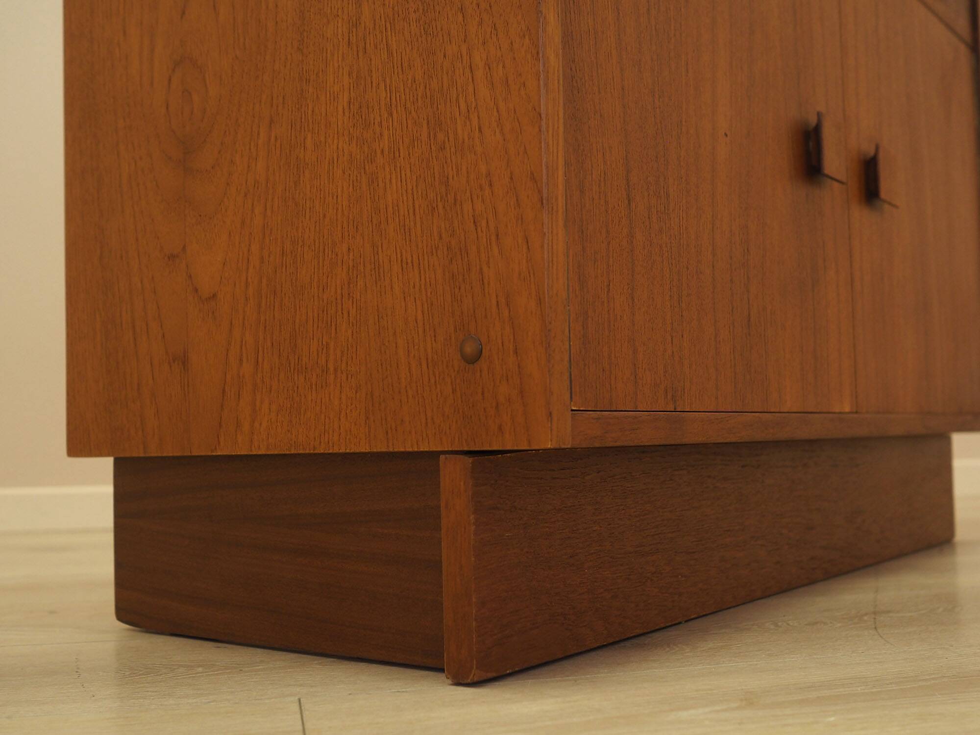 Danish Veneered Cabinet with Drawer, 1960s
