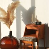 Vintage seat - old telephone cabinet - chippy seats