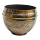 Cache-pot en laiton doré