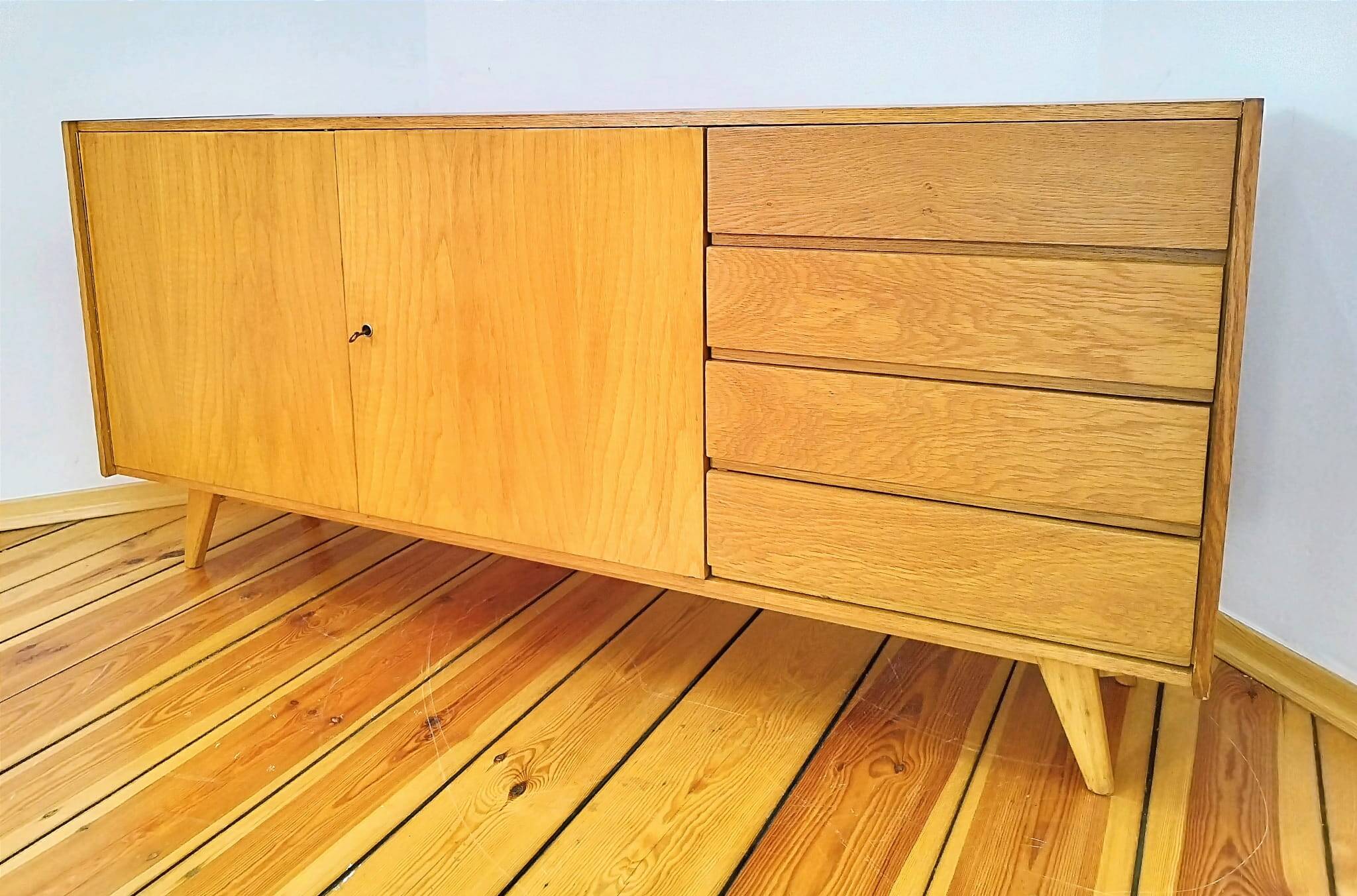 Czechoslovakian Sideboard by J. Jiroutek for Interier Prague, 1960s