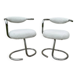 Pair of cobra chair by Giotto  Stoppino