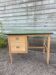Vintage desk with green Formica top – 1960s/70s