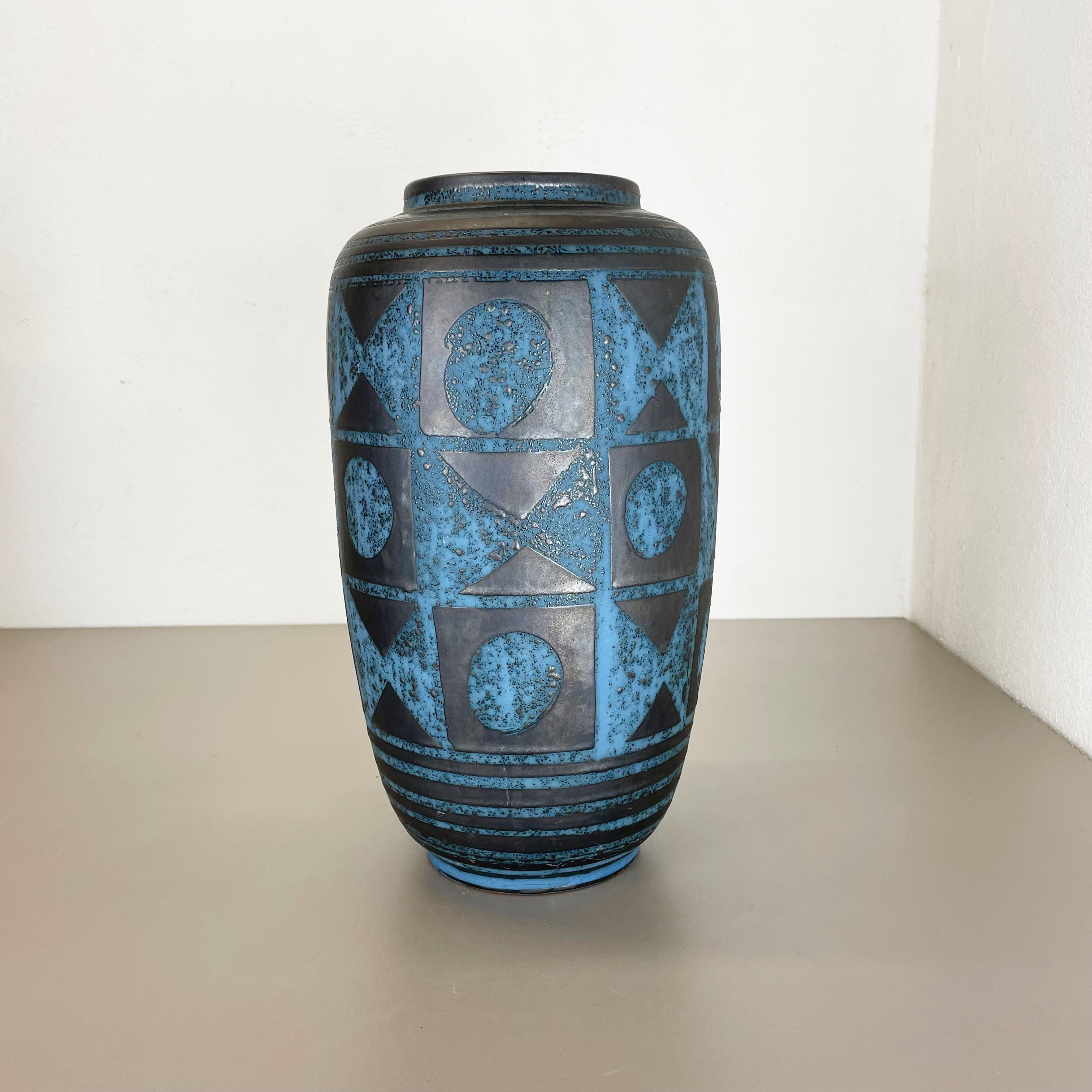 Fat Lava Ceramic "Ankara" Vase by Heinz Siery Carstens Tönnieshof, Germany 1960s