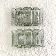 Pair of Murano glass wall lamps