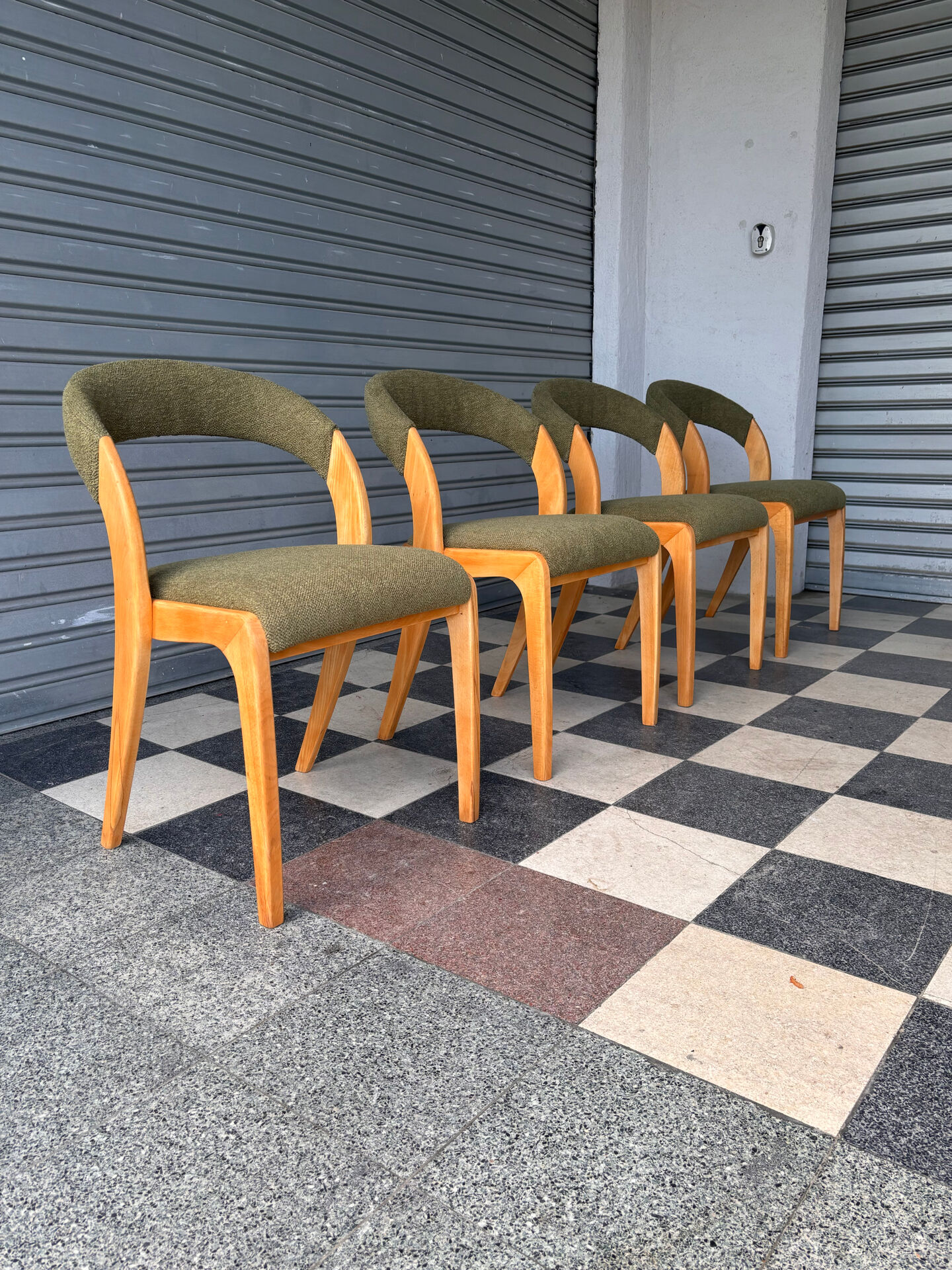 Set de 4 chaises gondoles Baumann