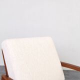 Teak Paper Knife Lounge Chair by Kai Kristiansen for Magnus Olesen, 1960s