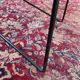 50s coffee table in metal and marble