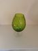 Vintage green glass vase