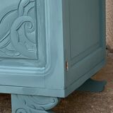 Parisian art deco wardrobe blue gray 1930