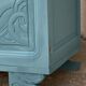 Armoire parisienne art déco bleue grisé 1930