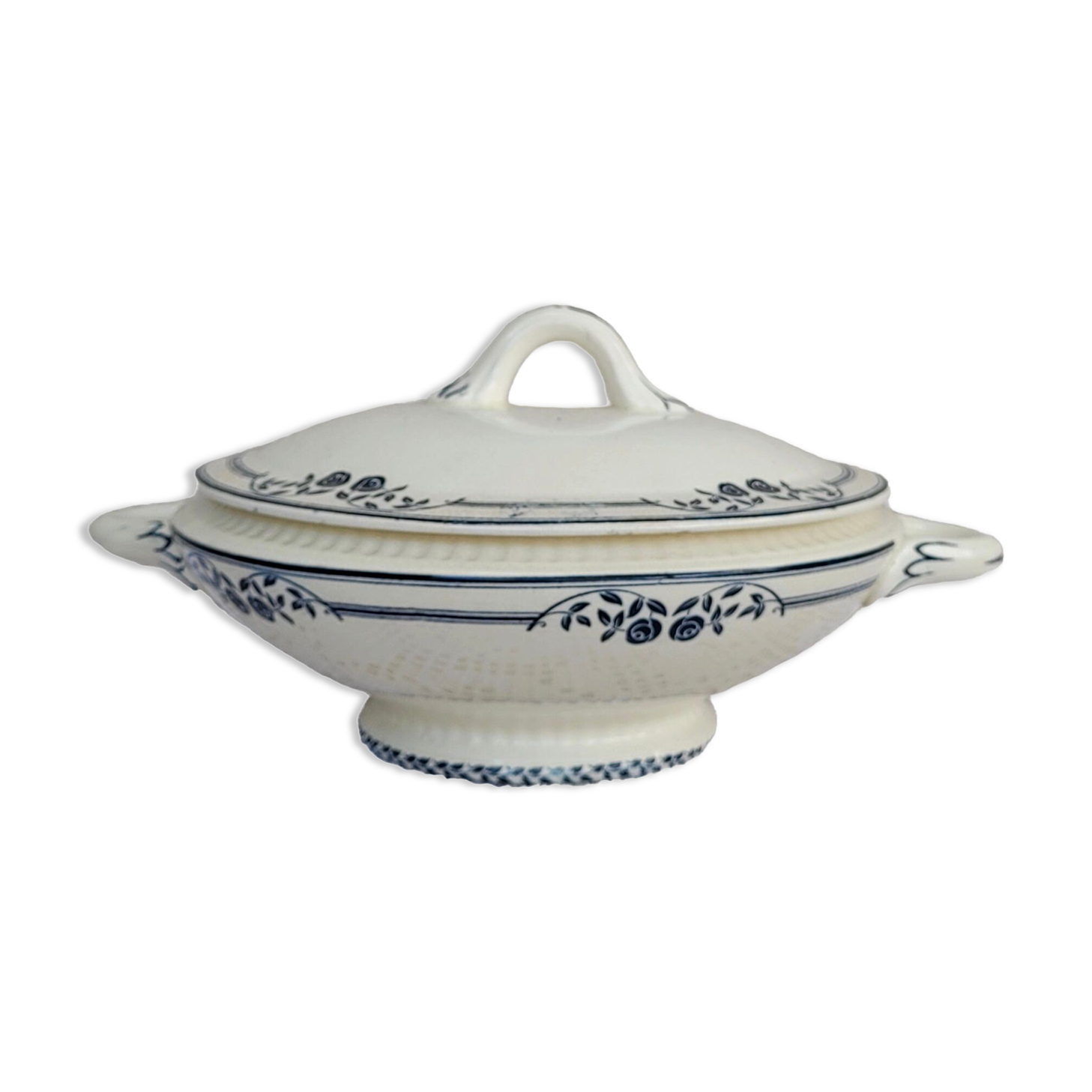 Vegetable or small soup pot salins model saussure a.b. iron earth,