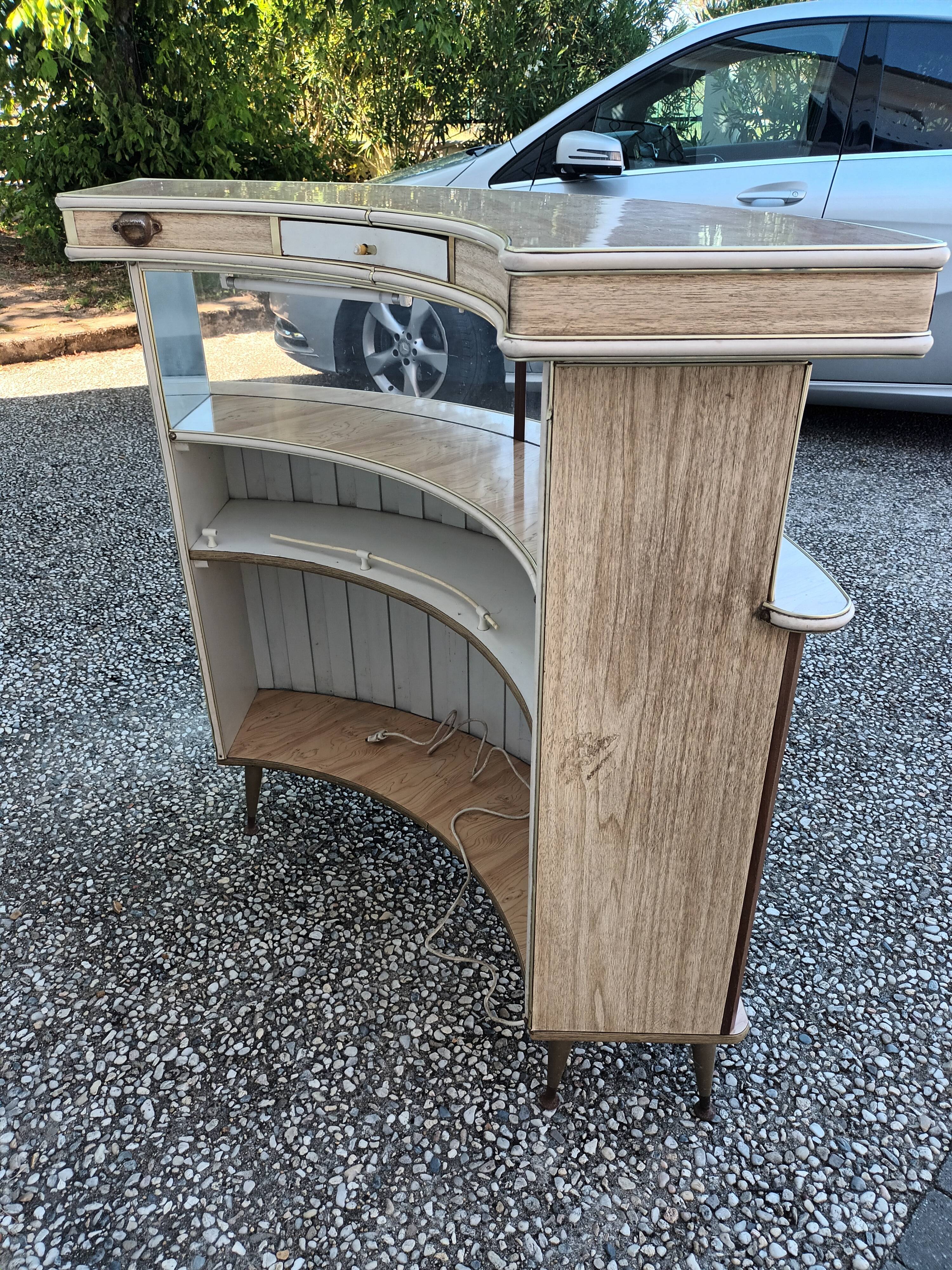Vintage formica bar