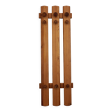 Pine wall coat rack