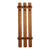 Pine wall coat rack
