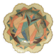 Solid copper decorative bowl
