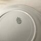 Set of 4 flat plates Luneville – white and blue earthenware