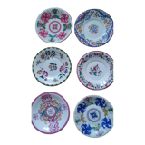 6 dessert plates English porcelain