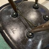 DSW chair black fibre black dowel walnut Eames Herman Miller vintage 1950