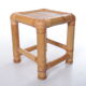 Vintage faux bamboo dressing table 'natural beauty' 1980s France