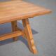 Antique wooden farmhouse table, wooden table, dining room table, brutalist, chalet, country,