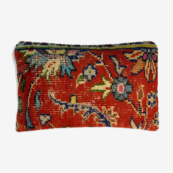 Housse de coussin de tapis turc vintage, 30 x 50 cm