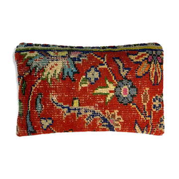 Housse de coussin de tapis turc vintage, 30 x 50 cm