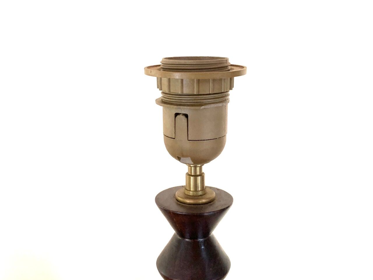 Pair of wooden lamp bases