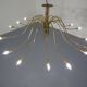 Large Italian brass chandelier, 1960s