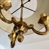 Bronze suspension hot water 3 lights
