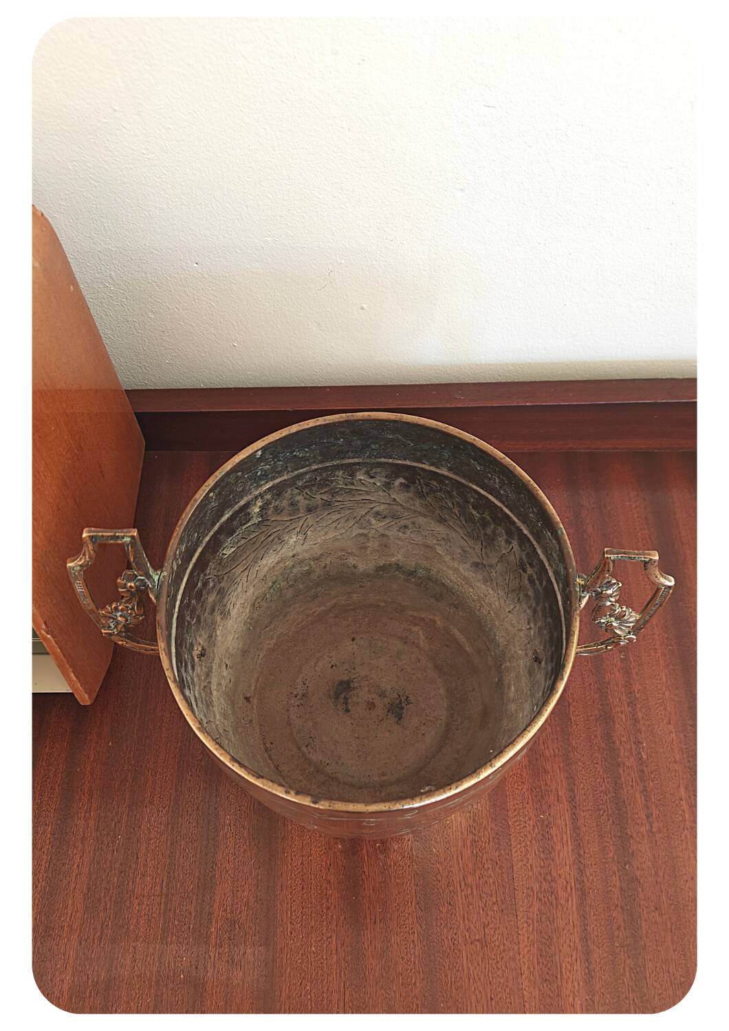 Antique Brass Planter