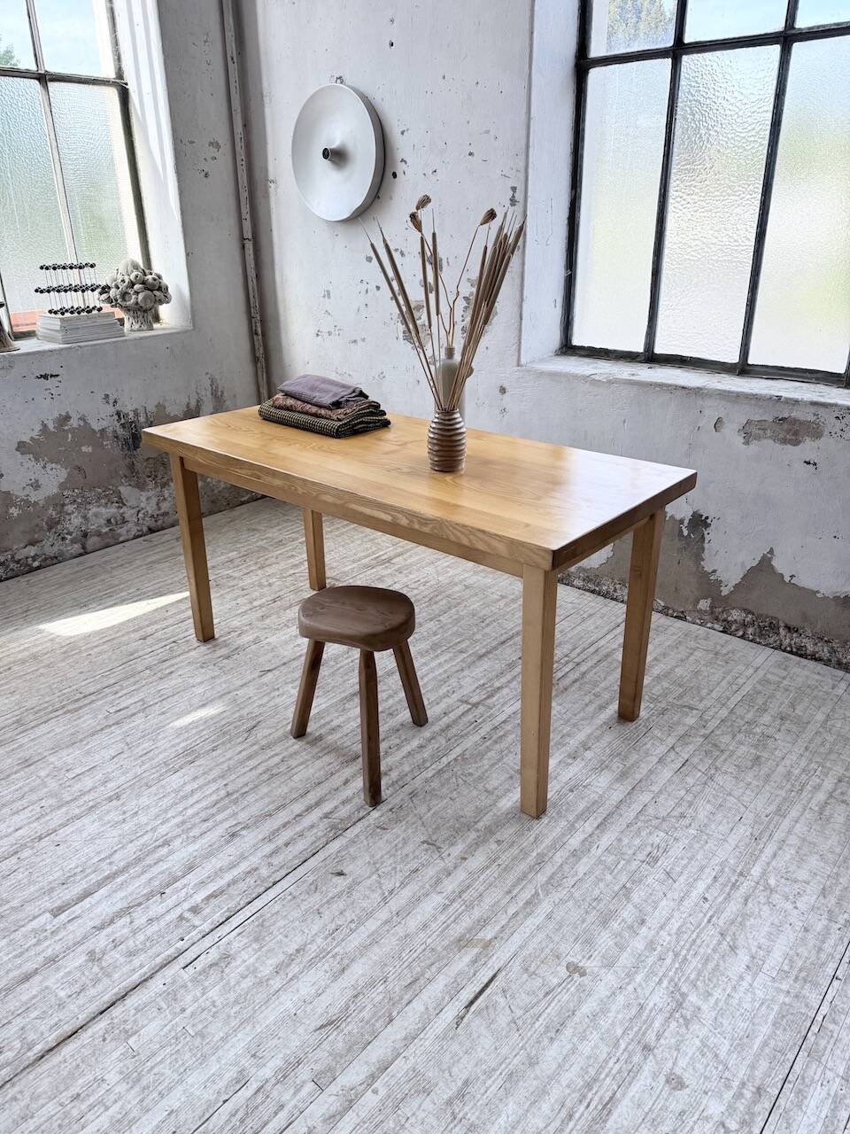 Solid elm farmhouse table 150cm