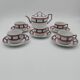 Service Basque théière 5 tasses et 5 soucoupes