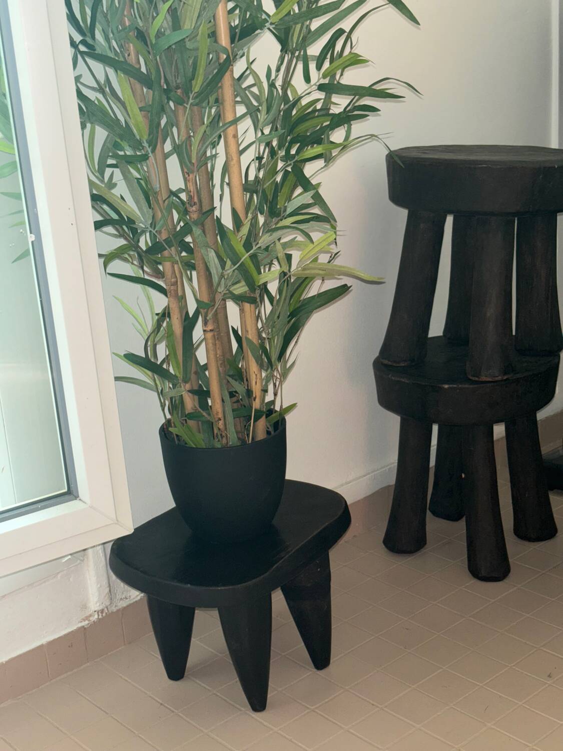 Restored Senufo stool