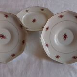 Lot of 3 porcelain compotiers