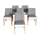 Set of 6 chairs "chicken foot"