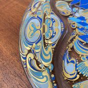 Limited edition German vintage Christmas wall plate by Bjørn Wiinblad for Rosenthal, 1978