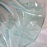 Two vases handkerchiefs Guzzini plexiglass lucite design 70s