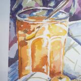 Still life in watercolor