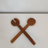 Wooden salad servers