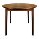 Scandinavian teak table with extension.
