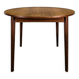 Scandinavian teak table with extension.
