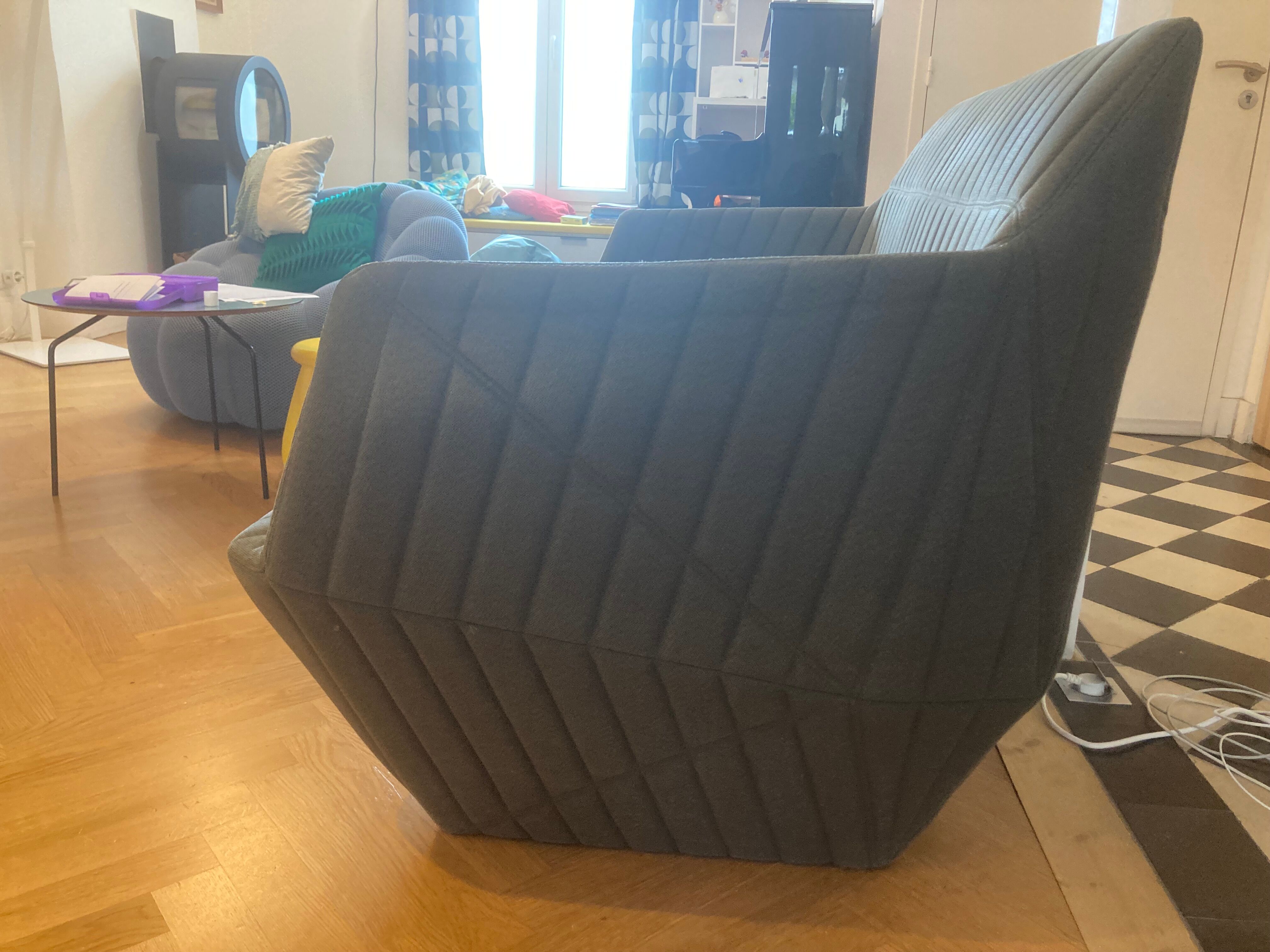 Sofa + Ottoman Facett by the Bouroullec brothers for Ligne Roset