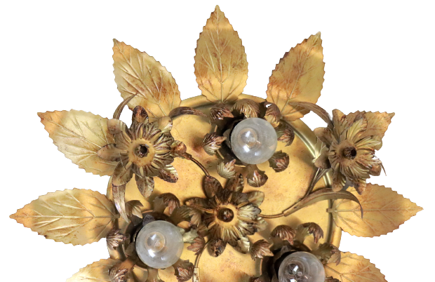 Vintage ceiling lamp ceiling lamp willy daro flower flower lamp