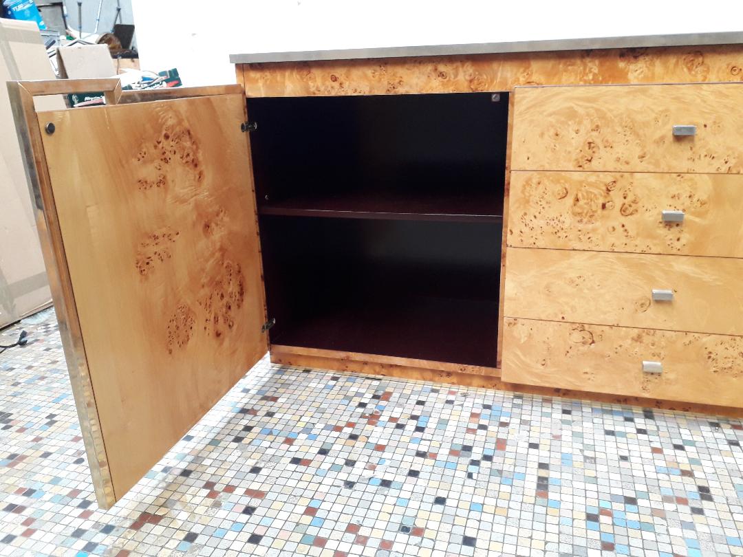 Side cabinet by Jean Claude Mahey - circa 1970
